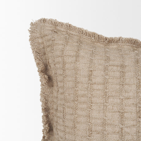 Thatch 14x26 Lumbar Sand Decorative Pillow Cover by Mercana at Eve Furniture