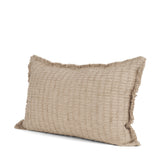 Thatch 14x26 Lumbar Sand Decorative Pillow Cover by Mercana at Eve Furniture