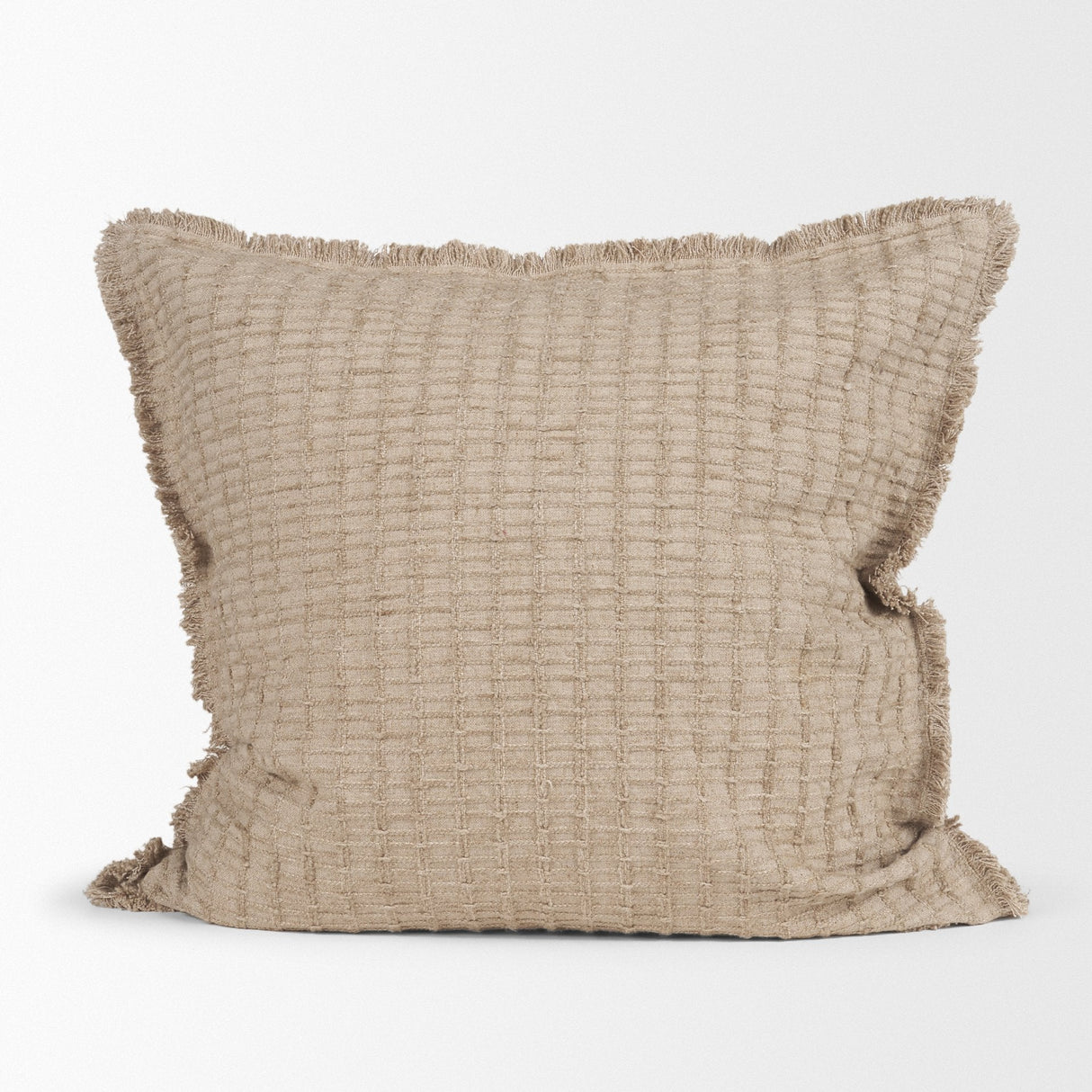 Thatch Square Sand Decorative Pillow Cover by Mercana at Eve Furniture