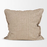 Thatch Square Sand Decorative Pillow Cover by Mercana at Eve Furniture