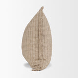 Thatch Square Sand Decorative Pillow Cover by Mercana at Eve Furniture