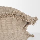 Thatch Square Sand Decorative Pillow Cover by Mercana at Eve Furniture