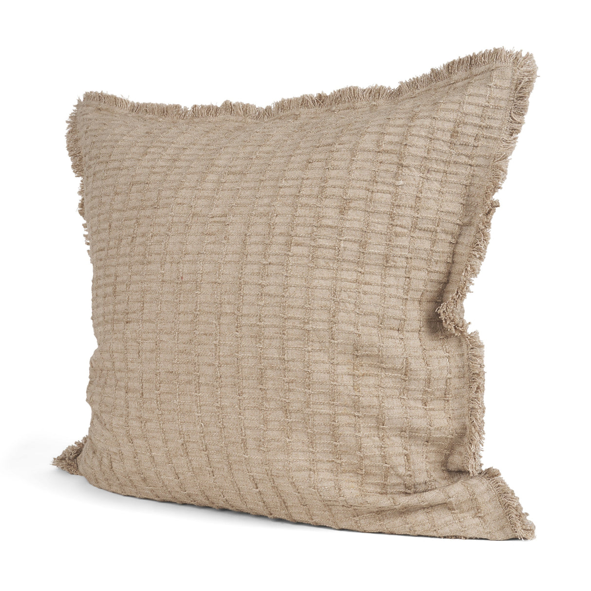 Thatch Square Sand Decorative Pillow Cover by Mercana at Eve Furniture