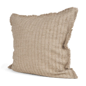 Thatch Square Sand Decorative Pillow Cover by Mercana at Eve Furniture