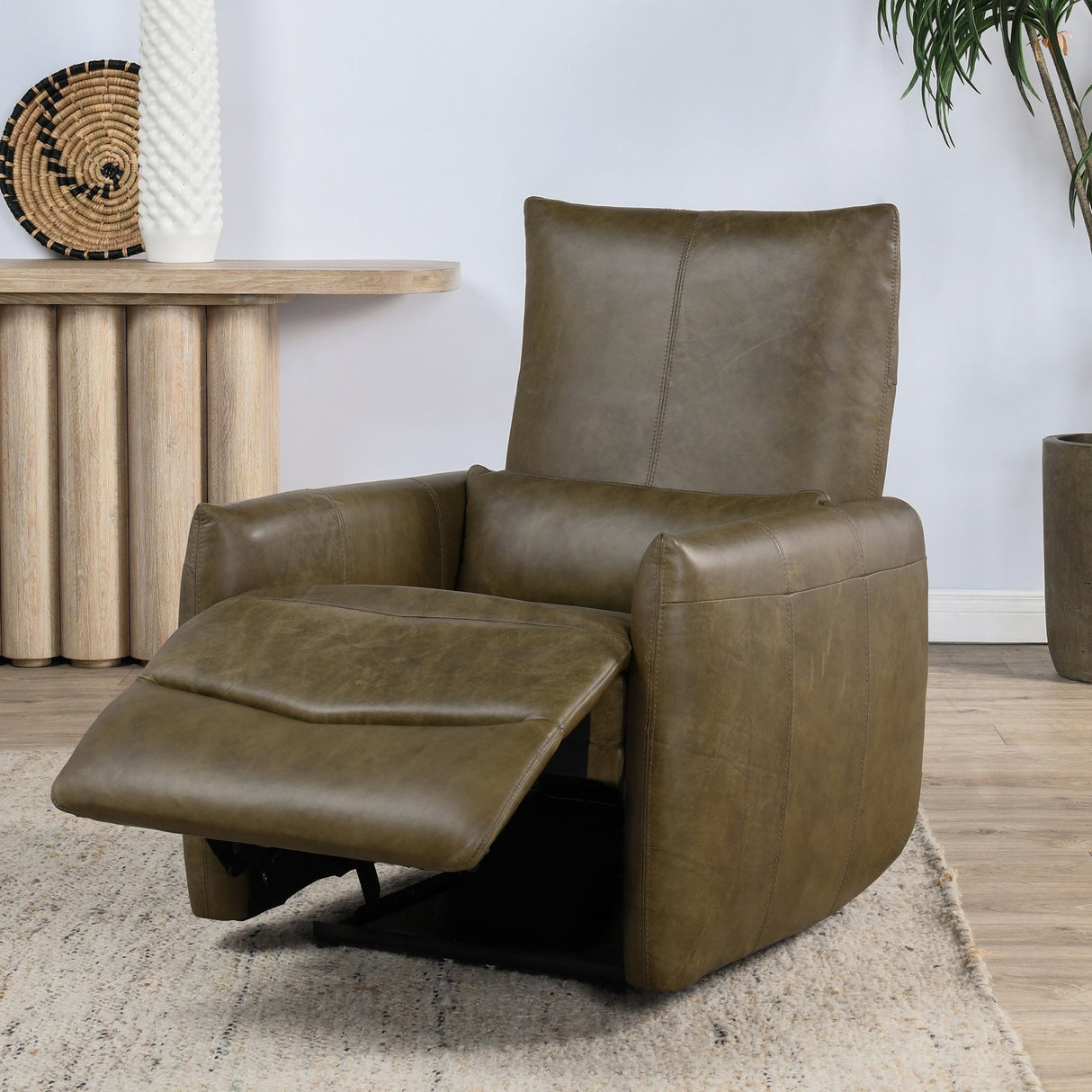Thaya Power Recliner - Earth Brown by Classic Home at Eve Furniture