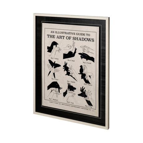 The Art of Shadows X by Mercana Studio Hand Embellished Textured Framed Art Print Matted under Glass by Mercana at Eve Furniture