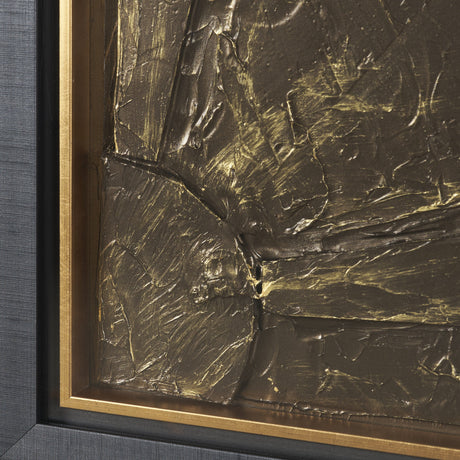 The Bronze Spark III by Studio M a handmade Original Framed Artwork under Glass by Mercana at Eve Furniture