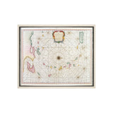The Caribbean Islands, 1715-1750 by Mercana Studio a Hand Embellished Textured Framed Art Print by Mercana at Eve Furniture