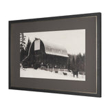 The Farm by Deborah Revell Hand Embelished Textured Framed Art Print Matted under Glass by Mercana at Eve Furniture