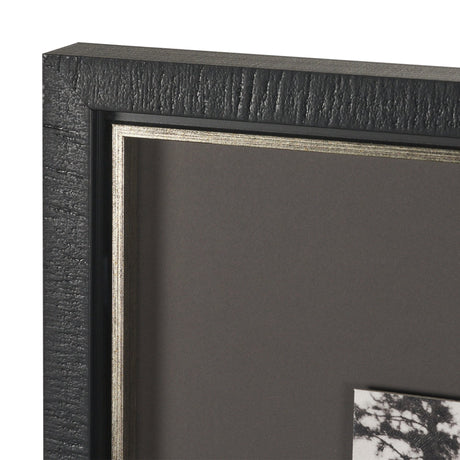 The Farm by Deborah Revell Hand Embelished Textured Framed Art Print Matted under Glass by Mercana at Eve Furniture