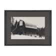 The Farm by Deborah Revell Hand Embelished Textured Framed Art Print Matted under Glass by Mercana at Eve Furniture