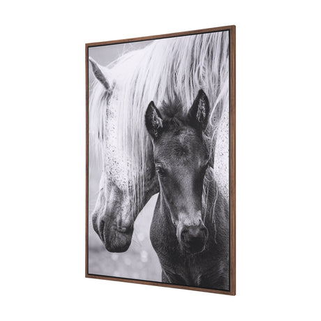 The Foal by Mercana Studio a Hand Embellished Textured Framed Canvas by Mercana at Eve Furniture