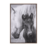 The Foal by Mercana Studio a Hand Embellished Textured Framed Canvas by Mercana at Eve Furniture