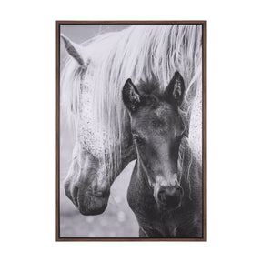 The Foal by Mercana Studio a Hand Embellished Textured Framed Canvas by Mercana at Eve Furniture