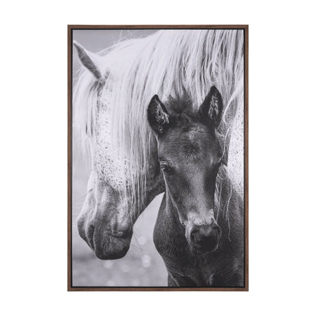 The Foal by Mercana Studio a Hand Embellished Textured Framed Canvas by Mercana at Eve Furniture