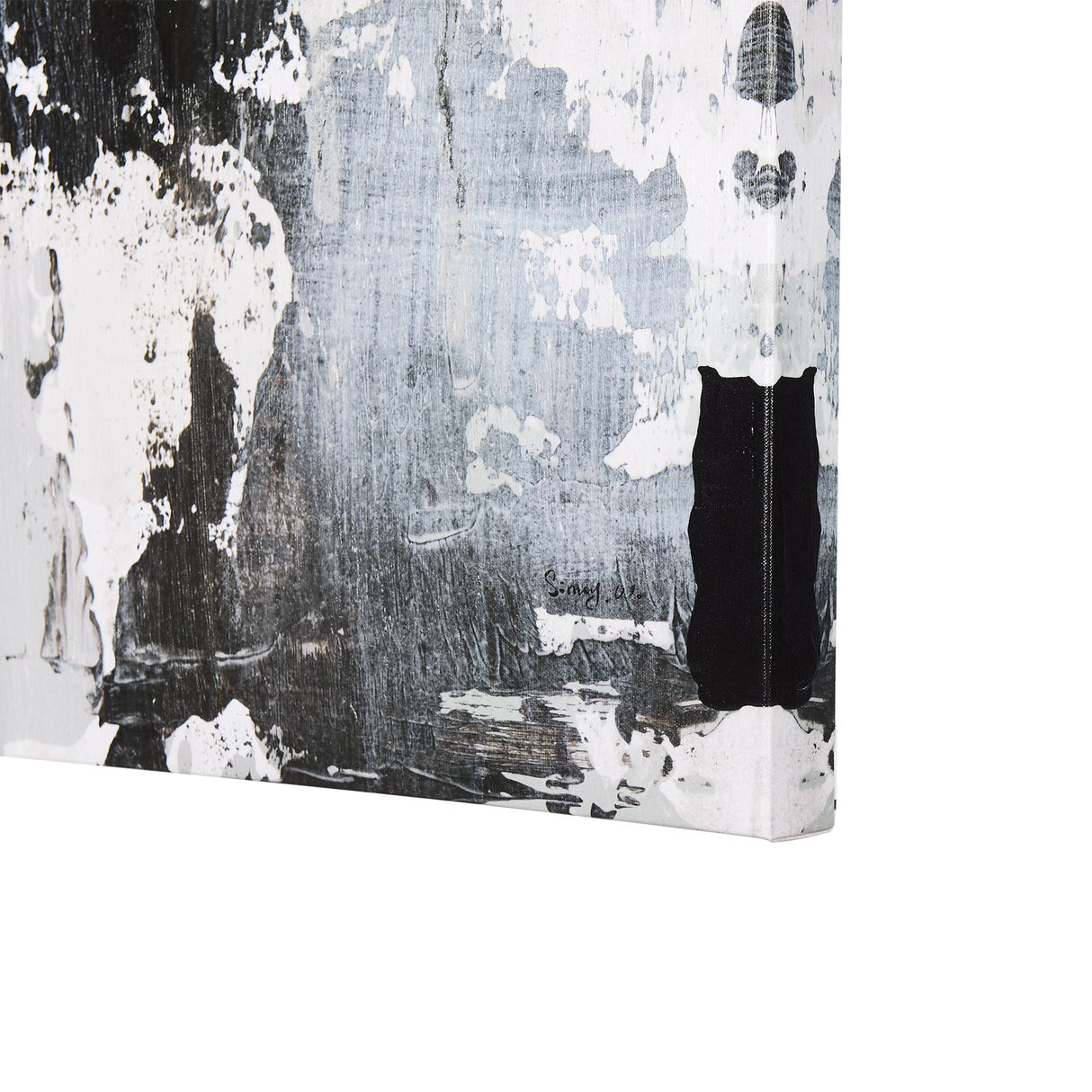 The Fog I by Mercana Studio a Hand Embellished Textured Canvas by Mercana at Eve Furniture