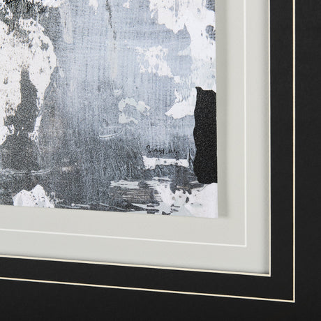 The Fog I by Mercana Studio a Hand Embellished Textured Framed Art Print Matted under Glass by Mercana at Eve Furniture