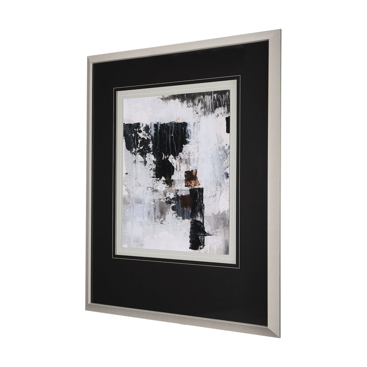 The Fog II by Mercana Studio a Hand Embellished Textured Framed Art Print Matted under Glass by Mercana at Eve Furniture