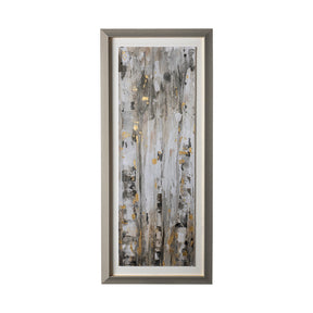 The Forest IV Neutral by Mercana Studio Hand Embellished Textured Framed Art Print Matted under Glas by Mercana at Eve Furniture