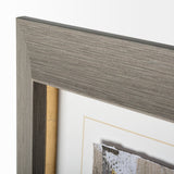 The Forest V Neutral by Mercana Studio Hand Embellished Textured Framed Art Print Matted under Glass by Mercana at Eve Furniture