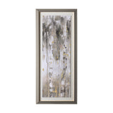 The Forest V Neutral by Mercana Studio Hand Embellished Textured Framed Art Print Matted under Glass by Mercana at Eve Furniture