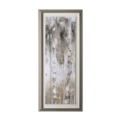 The Forest V Neutral by Mercana Studio Hand Embellished Textured Framed Art Print Matted under Glass by Mercana at Eve Furniture