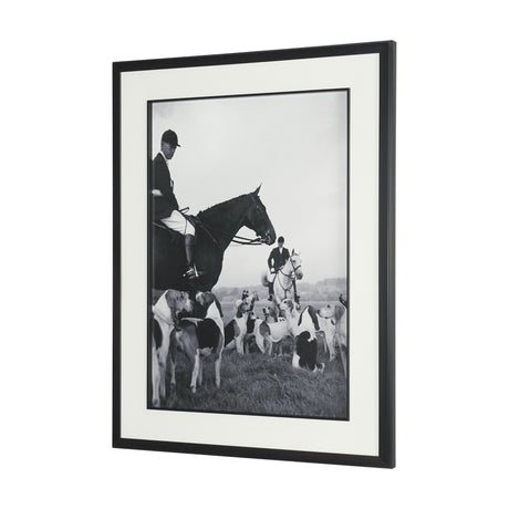 The Gathering by The Chelsea Collection Textured FramedPhoto Print Matted under Glass by Mercana at Eve Furniture