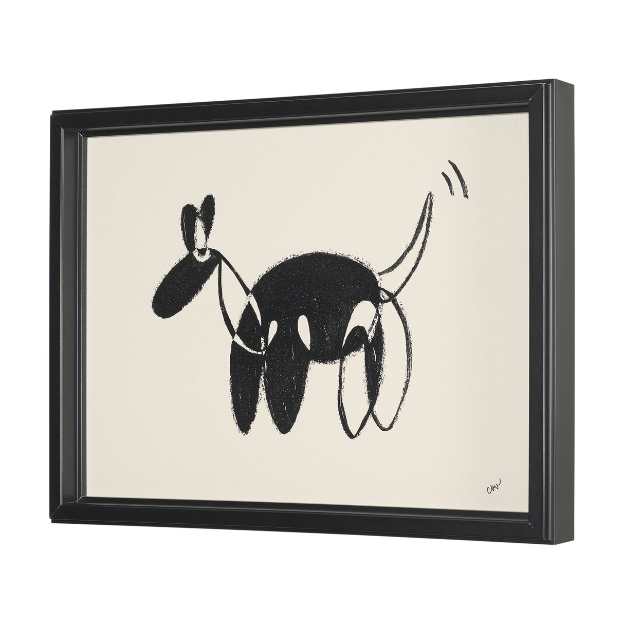 The Goodest Boy by Cristina Bartl Villa Hand-Embellished Textured Framed Artwork by Mercana at Eve Furniture