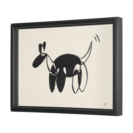 The Goodest Boy by Cristina Bartl Villa Hand-Embellished Textured Framed Artwork by Mercana at Eve Furniture