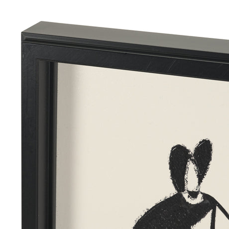 The Goodest Boy by Cristina Bartl Villa Hand-Embellished Textured Framed Artwork by Mercana at Eve Furniture