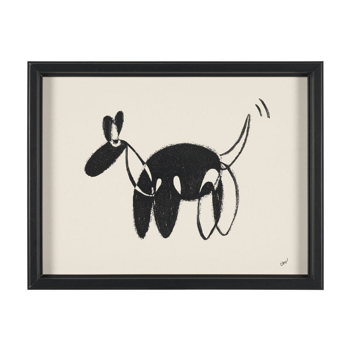 The Goodest Boy by Cristina Bartl Villa Hand-Embellished Textured Framed Artwork by Mercana at Eve Furniture
