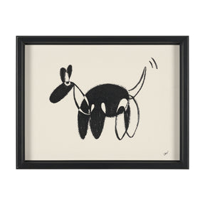 The Goodest Boy by Cristina Bartl Villa Hand-Embellished Textured Framed Artwork by Mercana at Eve Furniture