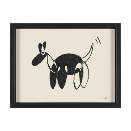 The Goodest Boy by Cristina Bartl Villa Hand-Embellished Textured Framed Artwork by Mercana at Eve Furniture