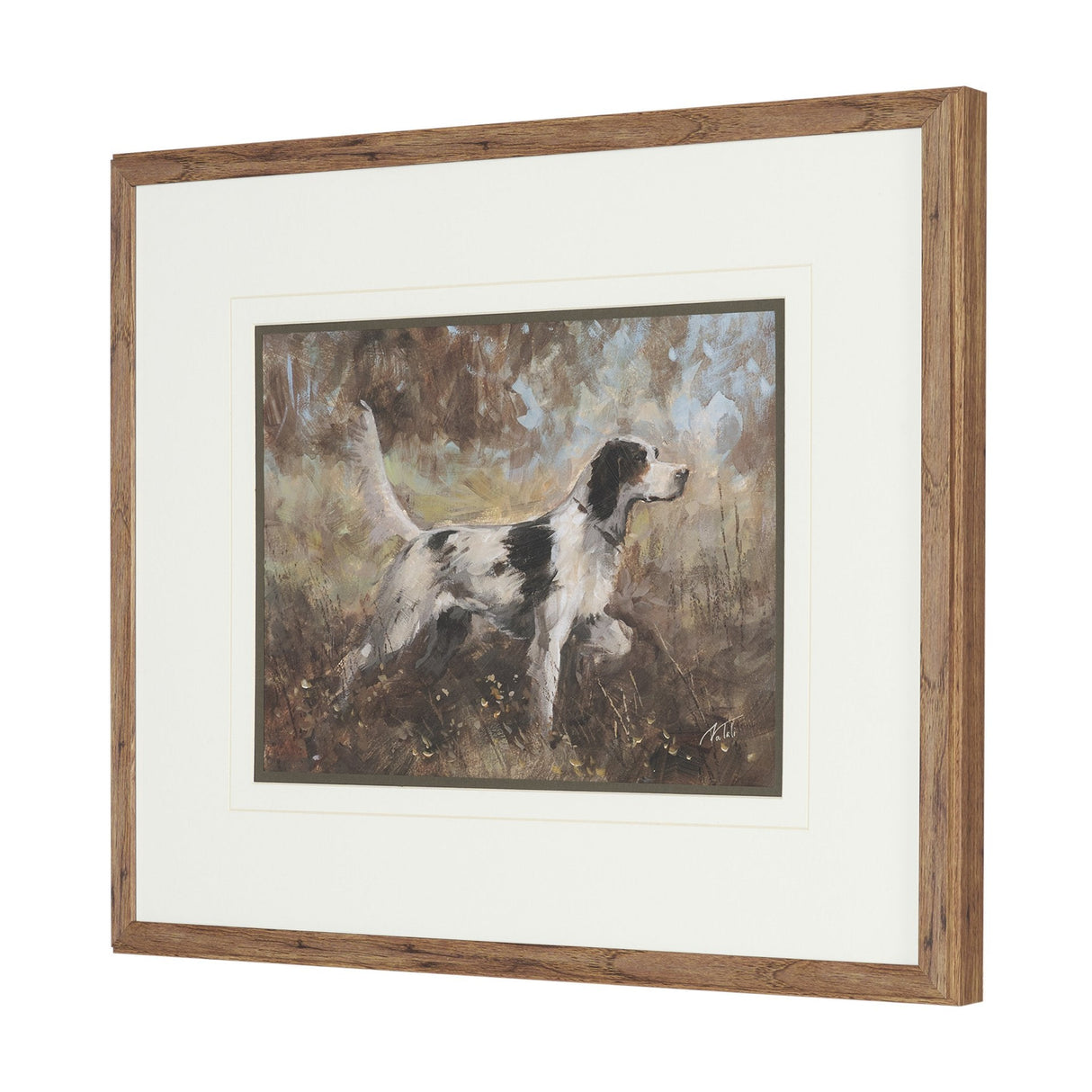 The Loyal Tracker I by Mercana Studio Textured Framed Artwork Matted under Glass by Mercana at Eve Furniture