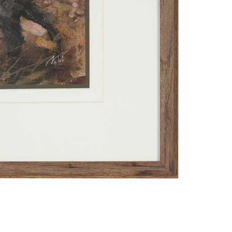 The Loyal Tracker II by Mercana Studio Textured Framed Artwork Matted under Glass by Mercana at Eve Furniture