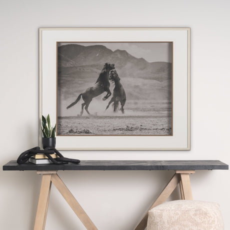 The Meeting by Nancy Crowell a Hand Embellished Framed Photo Art Print Matted under Glass by Mercana at Eve Furniture