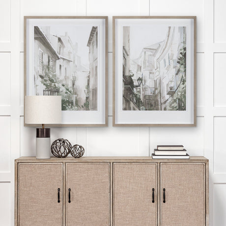 The Old Lodge Lane II by Natalia a Framed Art Print Matted under Glass by Mercana at Eve Furniture