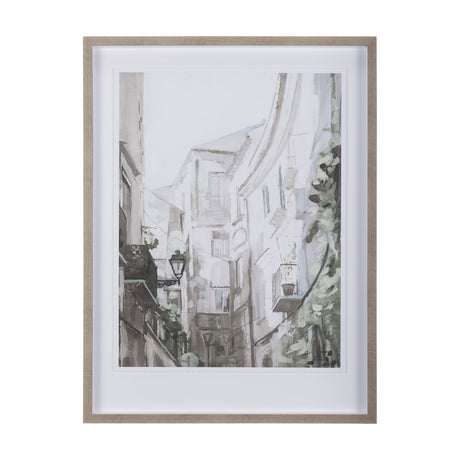 The Old Lodge Lane II by Natalia a Framed Art Print Matted under Glass by Mercana at Eve Furniture