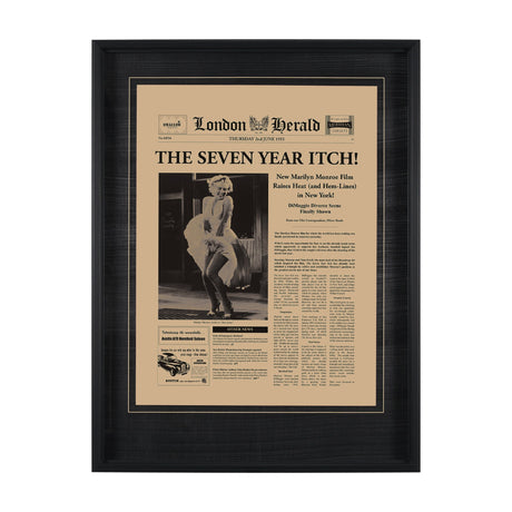 The Seven Year Itch by Vintage Collection Hand Embellished Framed Art Photo Matted under Glass by Mercana at Eve Furniture
