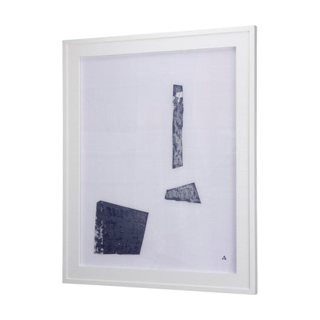 The Shapes I by Mercana Studio a Hand Embellished Textured Framed Art Print by Mercana at Eve Furniture