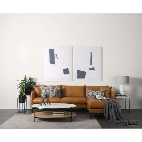 The Shapes II by Mercana Studio a Hand Embellished Textured Canvas by Mercana at Eve Furniture