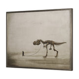 The Walk by Jeffrey Hummel a Hand Embellished Framed Art Print by Mercana at Eve Furniture