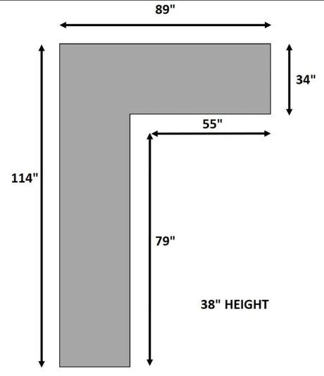 Thea Brown 2-Piece Sectional by New Era Innovations at Eve Furniture