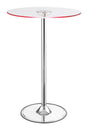 Thea Chrome/Clear LED Bar Table by Coaster at Eve Furniture