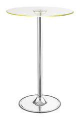 Thea Chrome/Clear LED Bar Table by Coaster at Eve Furniture
