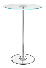 Thea Chrome/Clear LED Bar Table by Coaster at Eve Furniture