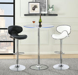 Thea Chrome/Clear LED Bar Table by Coaster at Eve Furniture