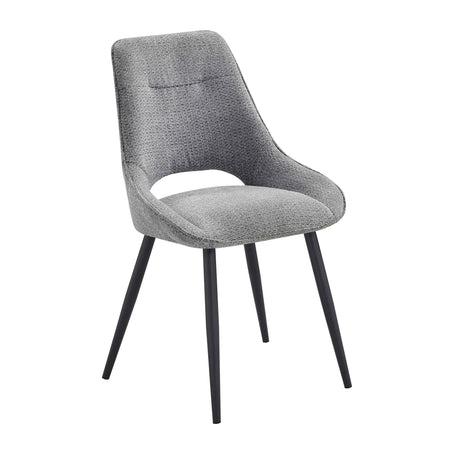 Thea Gray Side Chair, Set of 2 by Homelegance at Eve Furniture