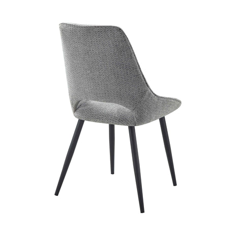 Thea Gray Side Chair, Set of 2 by Homelegance at Eve Furniture