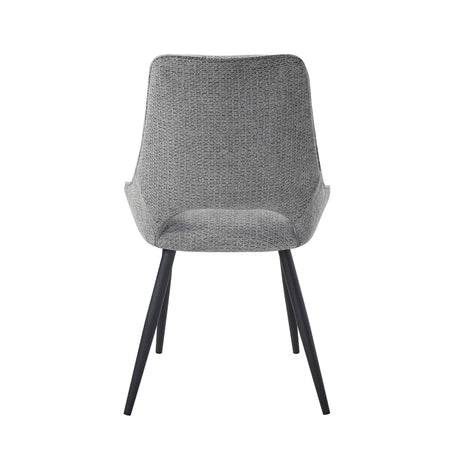 Thea Gray Side Chair, Set of 2 by Homelegance at Eve Furniture